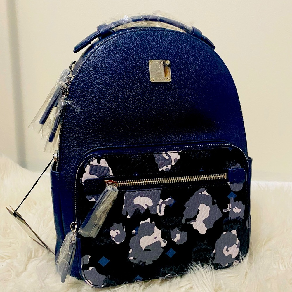 MCM backpack leopard print